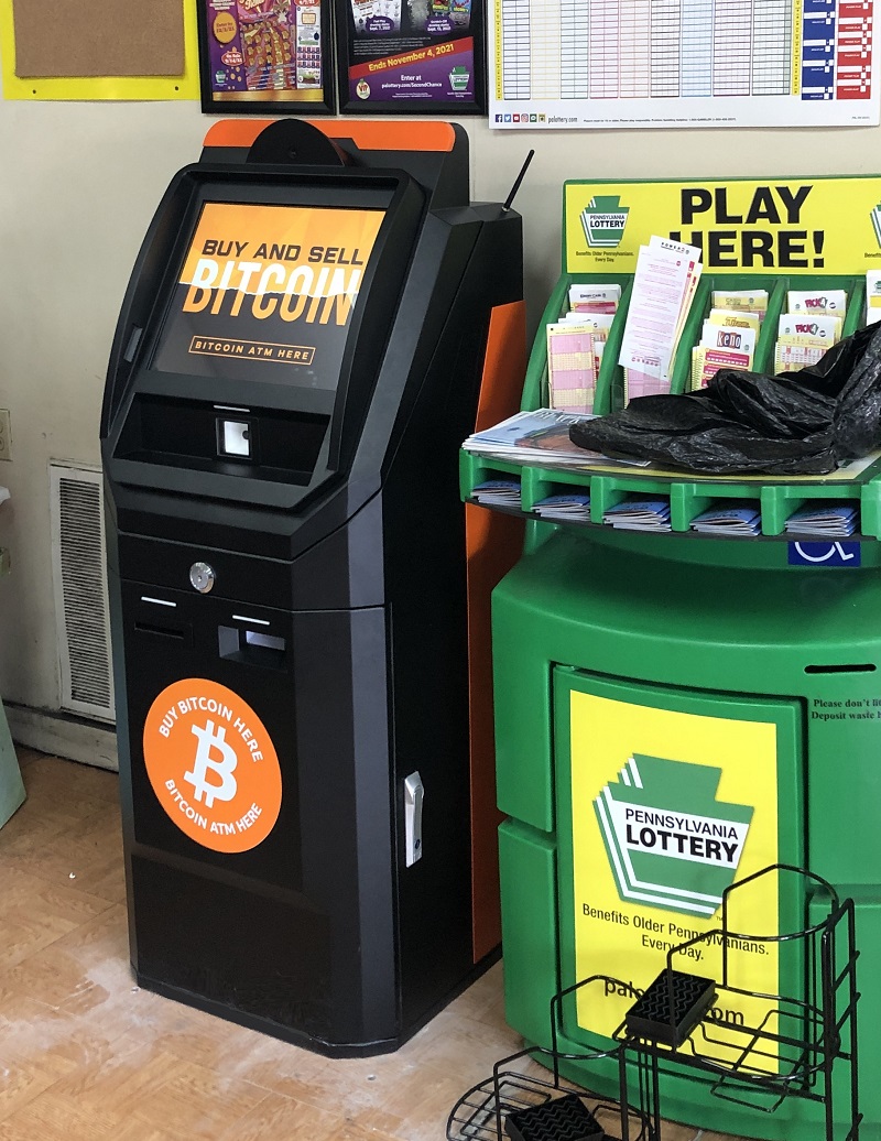 Bitcoin ATM at Harrisburg at Movin Mart by Hippo kiosks manufactured by ChainBytes