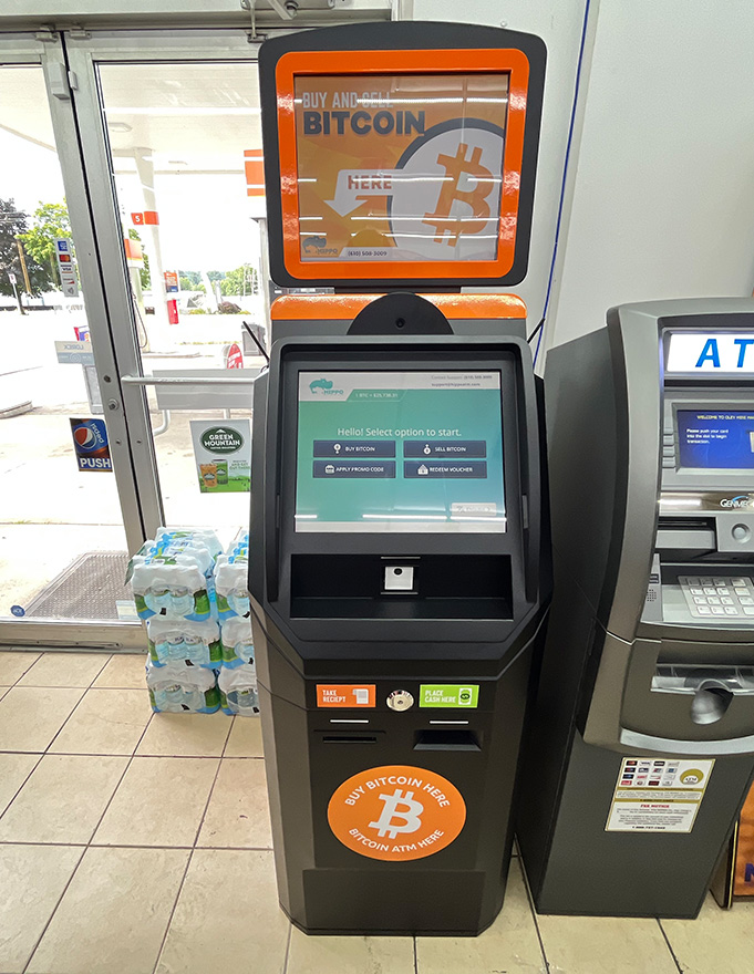 Bitcoin ATM at Royersford- SNK gas station